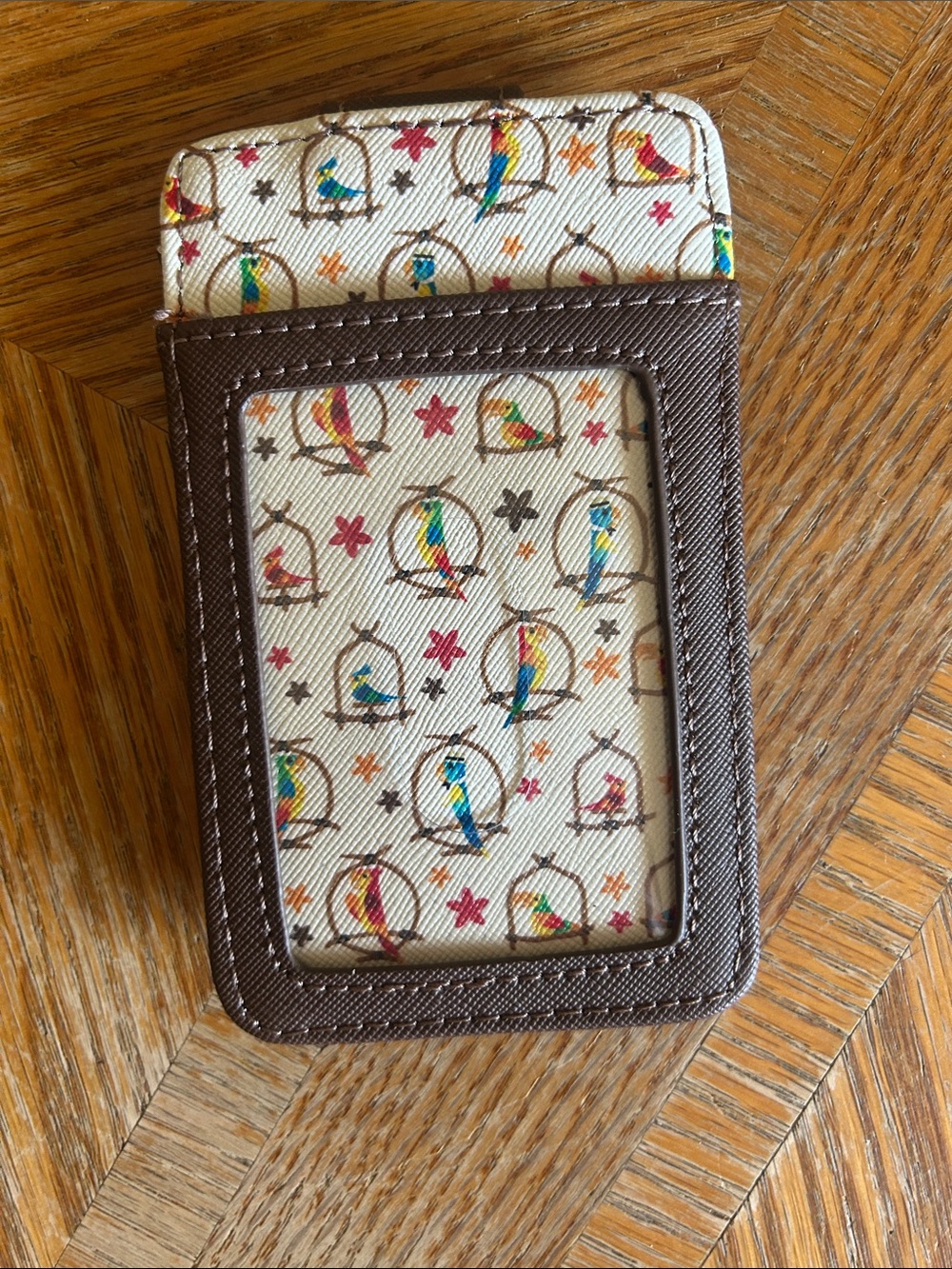 Disney Tiki Room Parrot Card Holder - Brown Trim - Picture 3 of 3